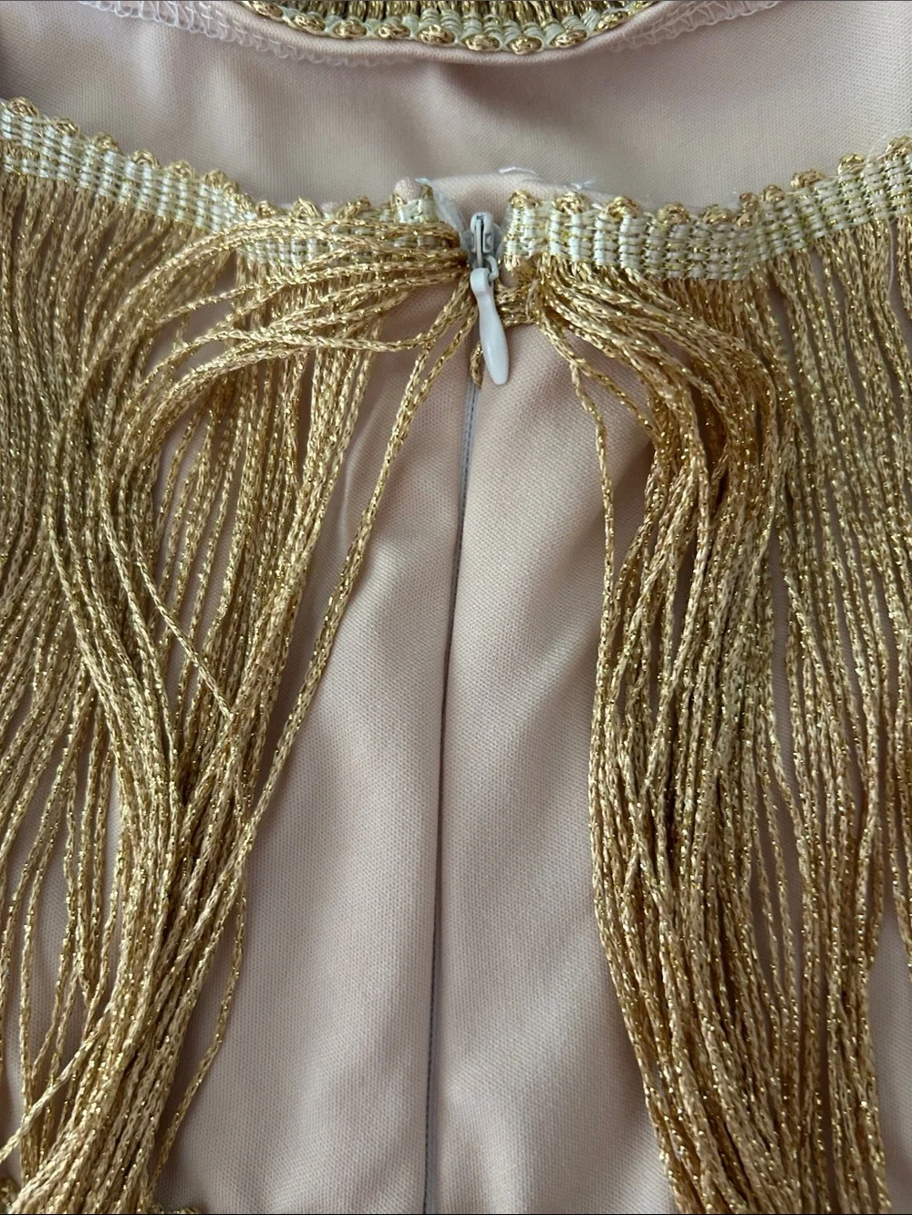 Gold Flapper Fringe Dress